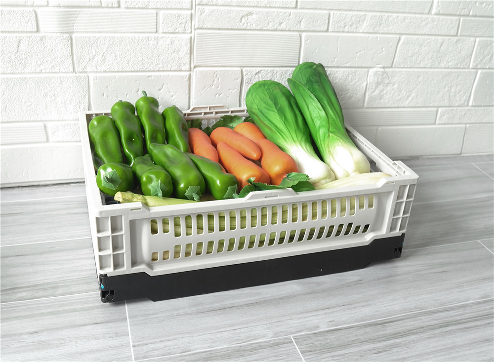 全运 回收食品级可堆叠PP塑料网状板条箱 KN403012W