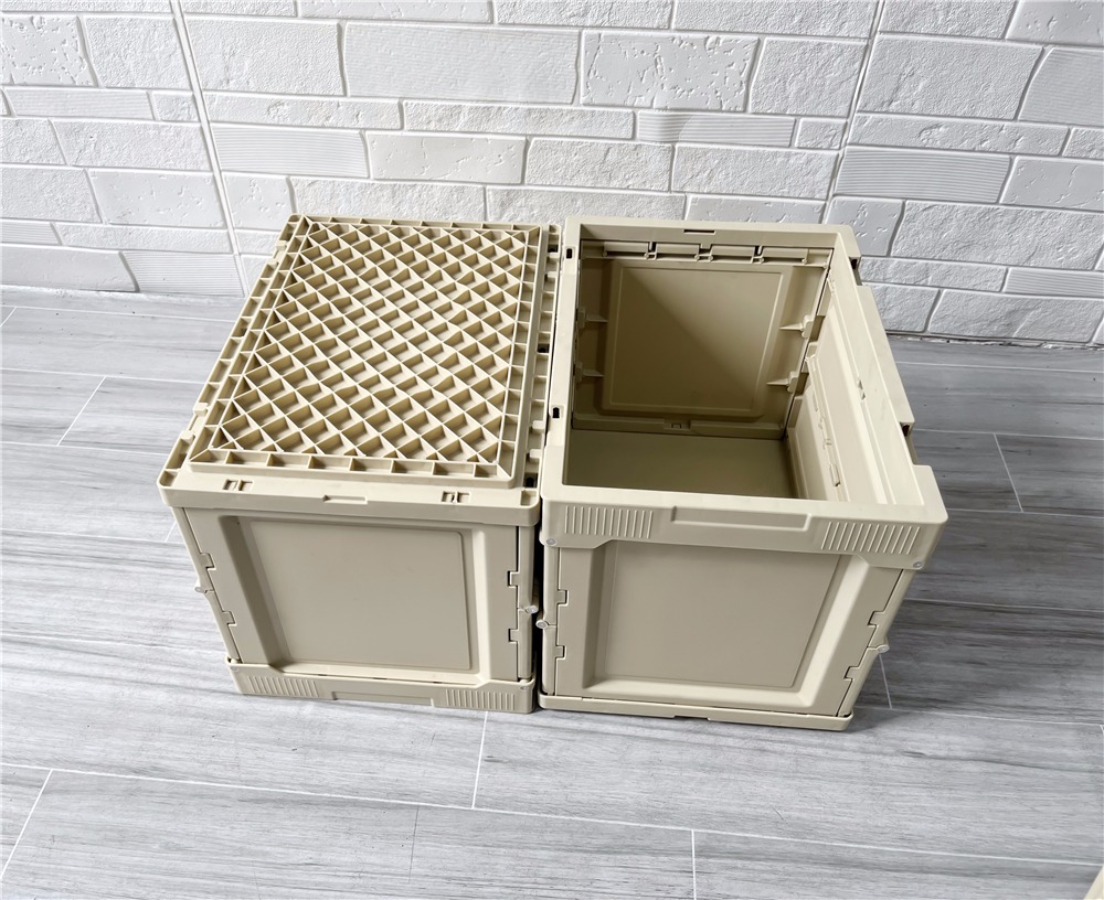 全运 水果/蔬菜箱可回收折叠PP塑料网状篮 KB604030W