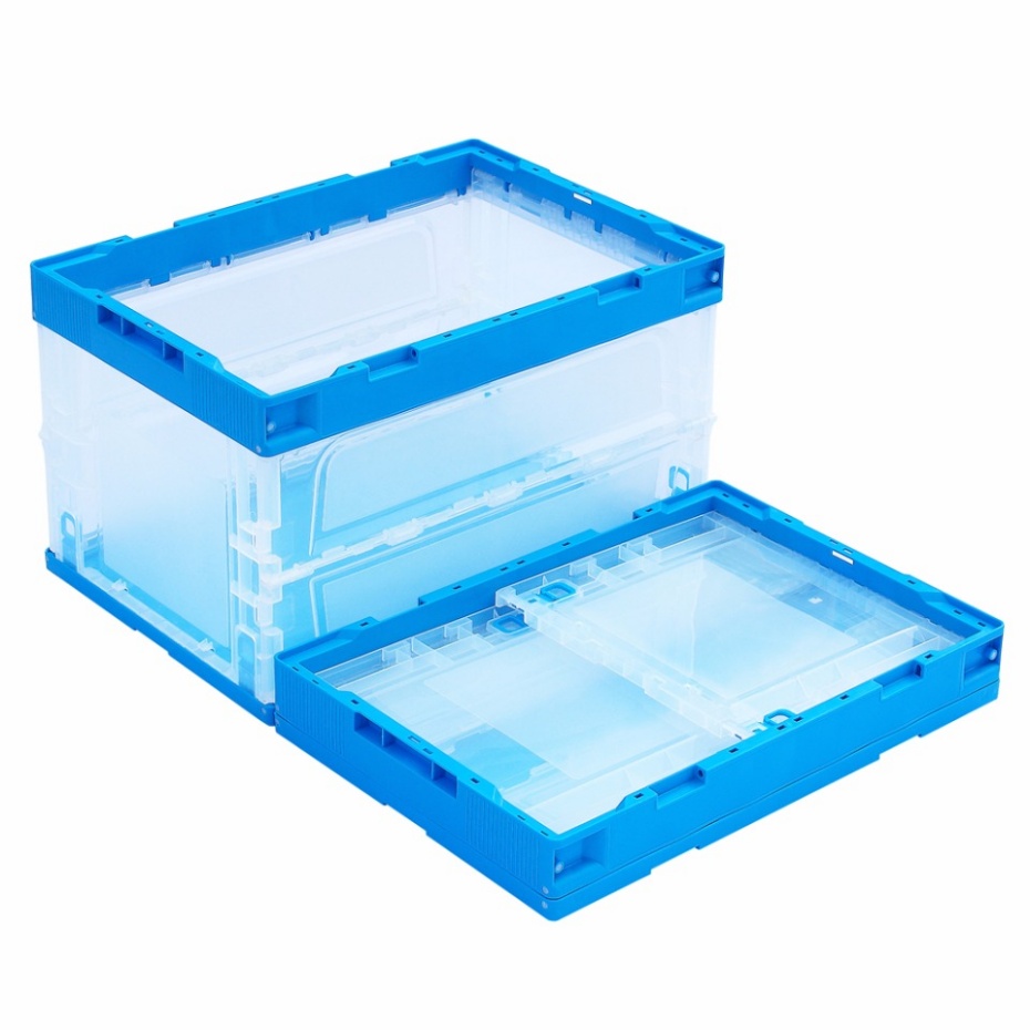 全运  大型透明清晰可折叠储物箱  XS5336326WBK