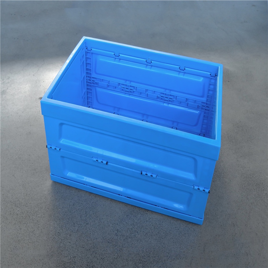 全运 大型可回收折叠塑料板条箱  XS604030W