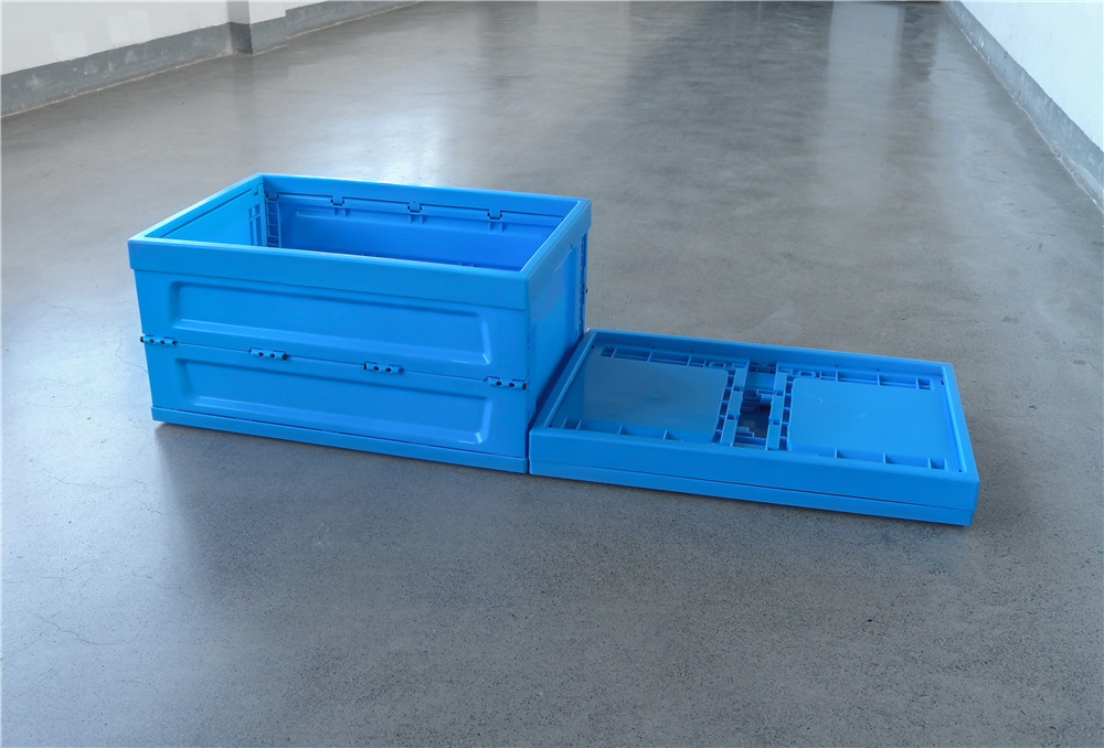 全运 大型可回收折叠塑料板条箱  XS604030W