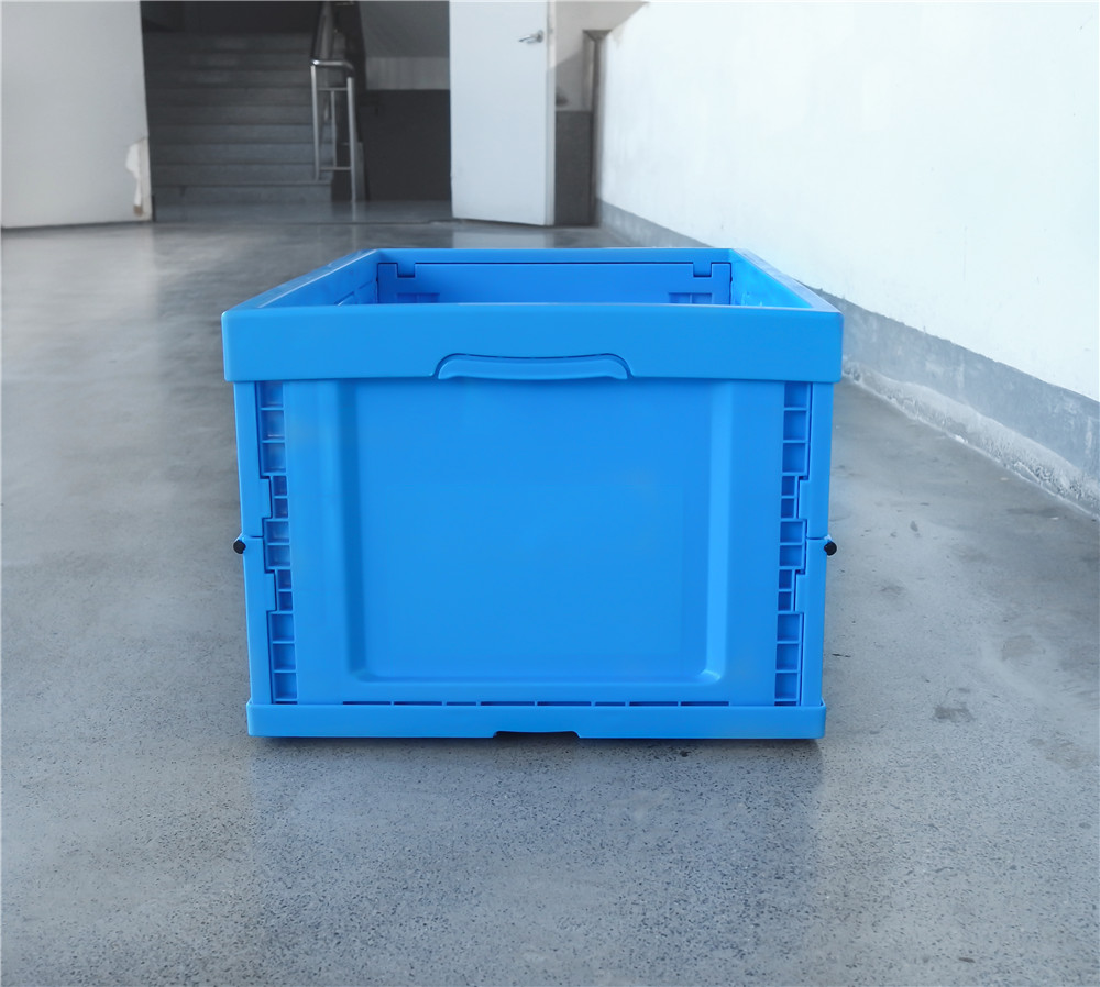 全运 大型可回收折叠塑料板条箱  XS604030W