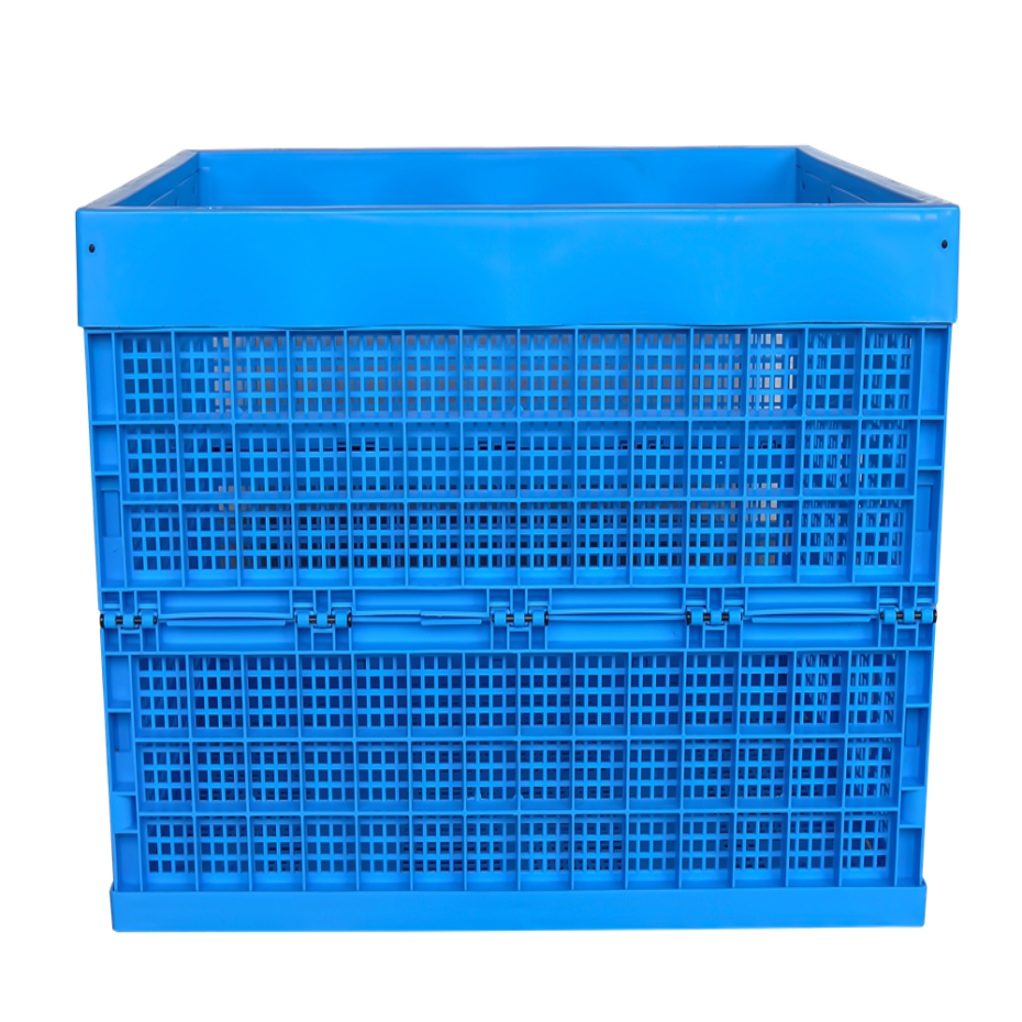 全运  大型通风可折叠PP网塑料篮 KK805850W