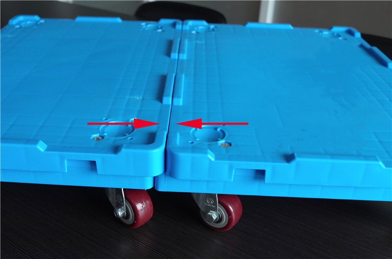 全运  蓝色家居可随意拼接移动物流乌龟车 WGC6040-1