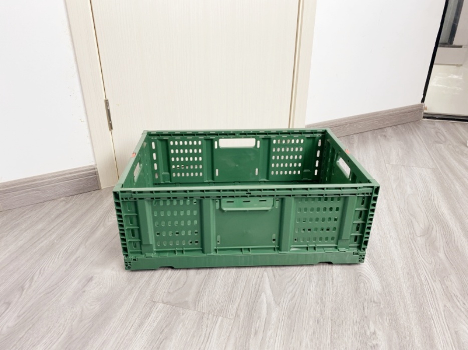 全运 可回收PP塑料折叠板条箱 TY6040195/235W-S