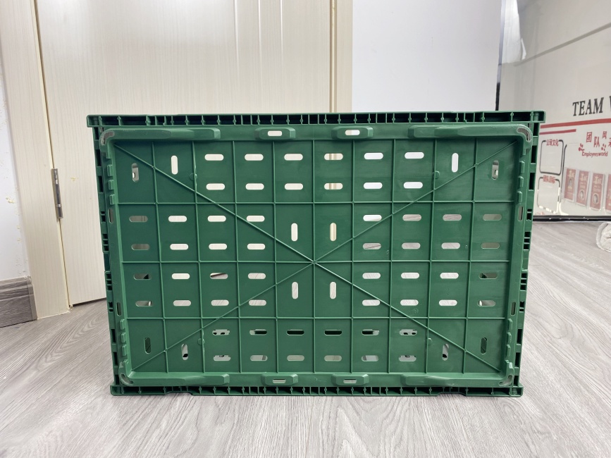 全运 可回收PP塑料折叠板条箱 TY6040195/235W-S