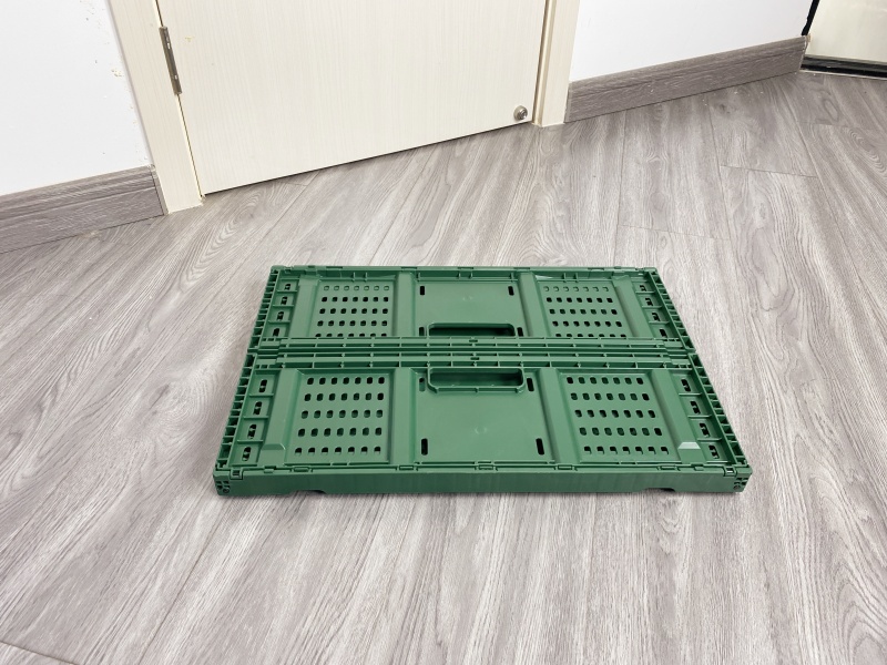 全运 可回收PP塑料折叠板条箱 TY6040195/235W-S